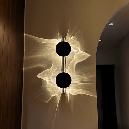 Muraano AuraWave – Artistieke Design Wandlamp met Organisch Lichteffect